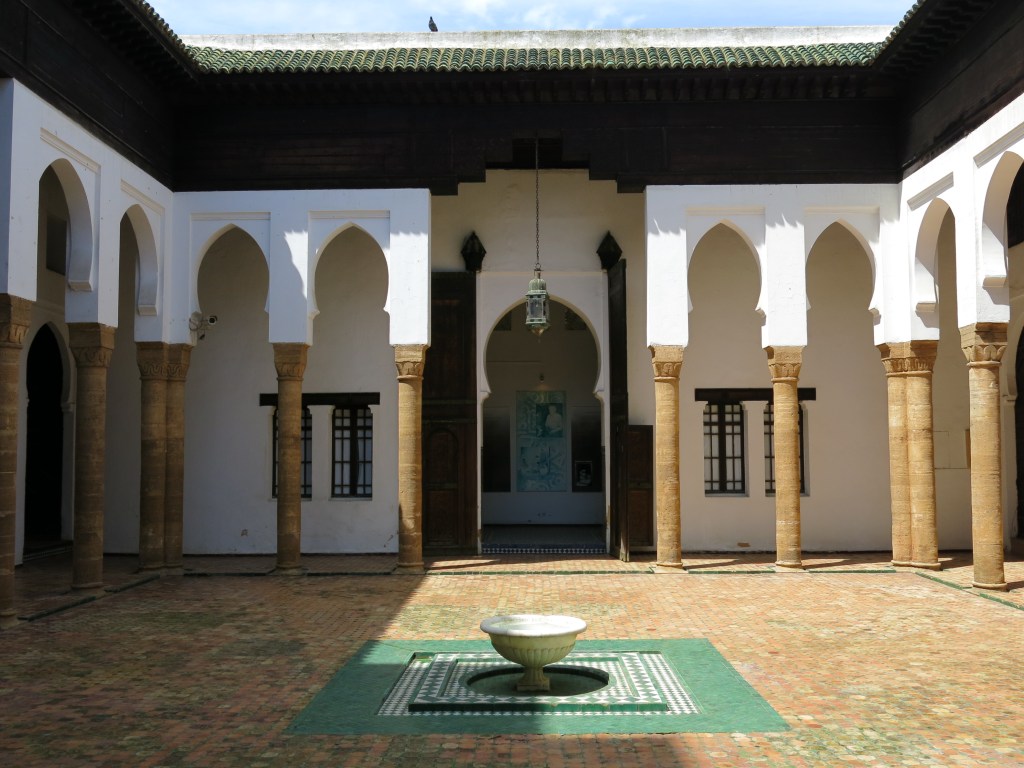 Courtyard in Kasbah Udayas Museum 