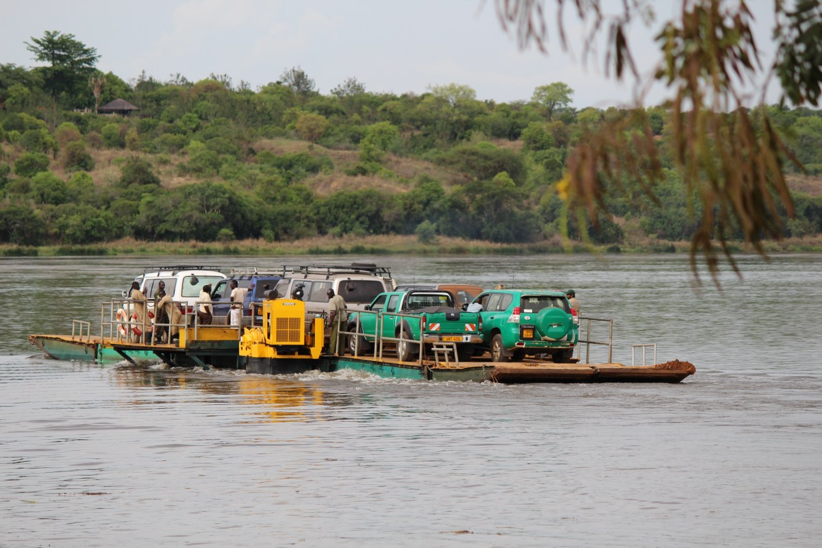 Ferry to Paraa Safari Lodge at Murchison Falls National Park