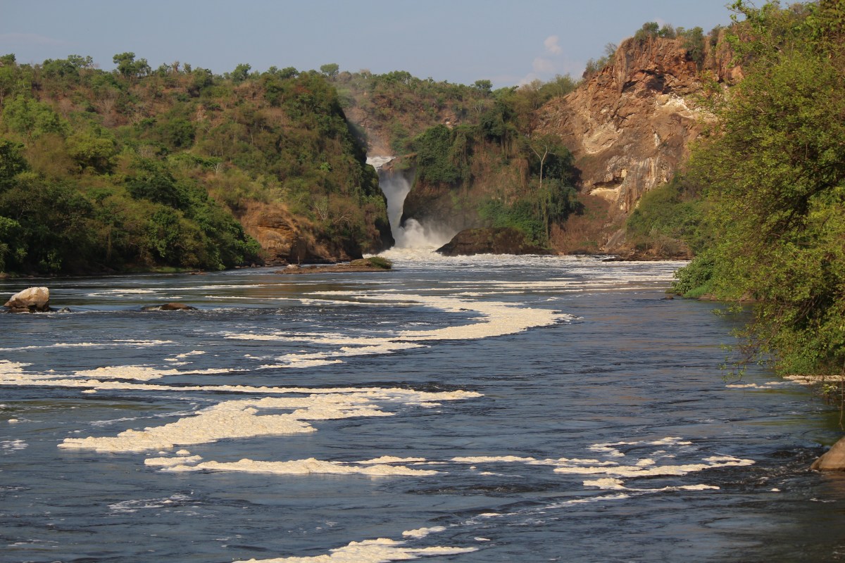 Murchison Falls from Paraa Lodge Boat Tour