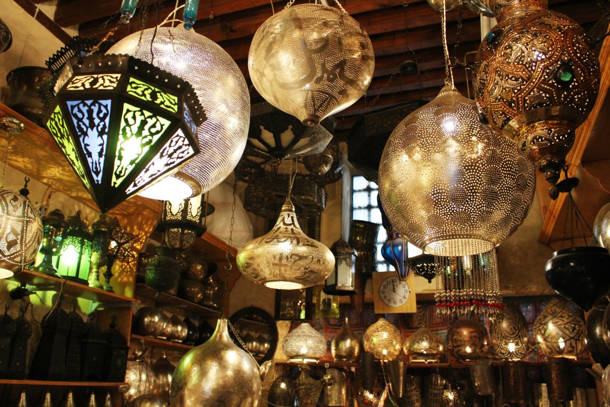 Lantern shop in souk  1