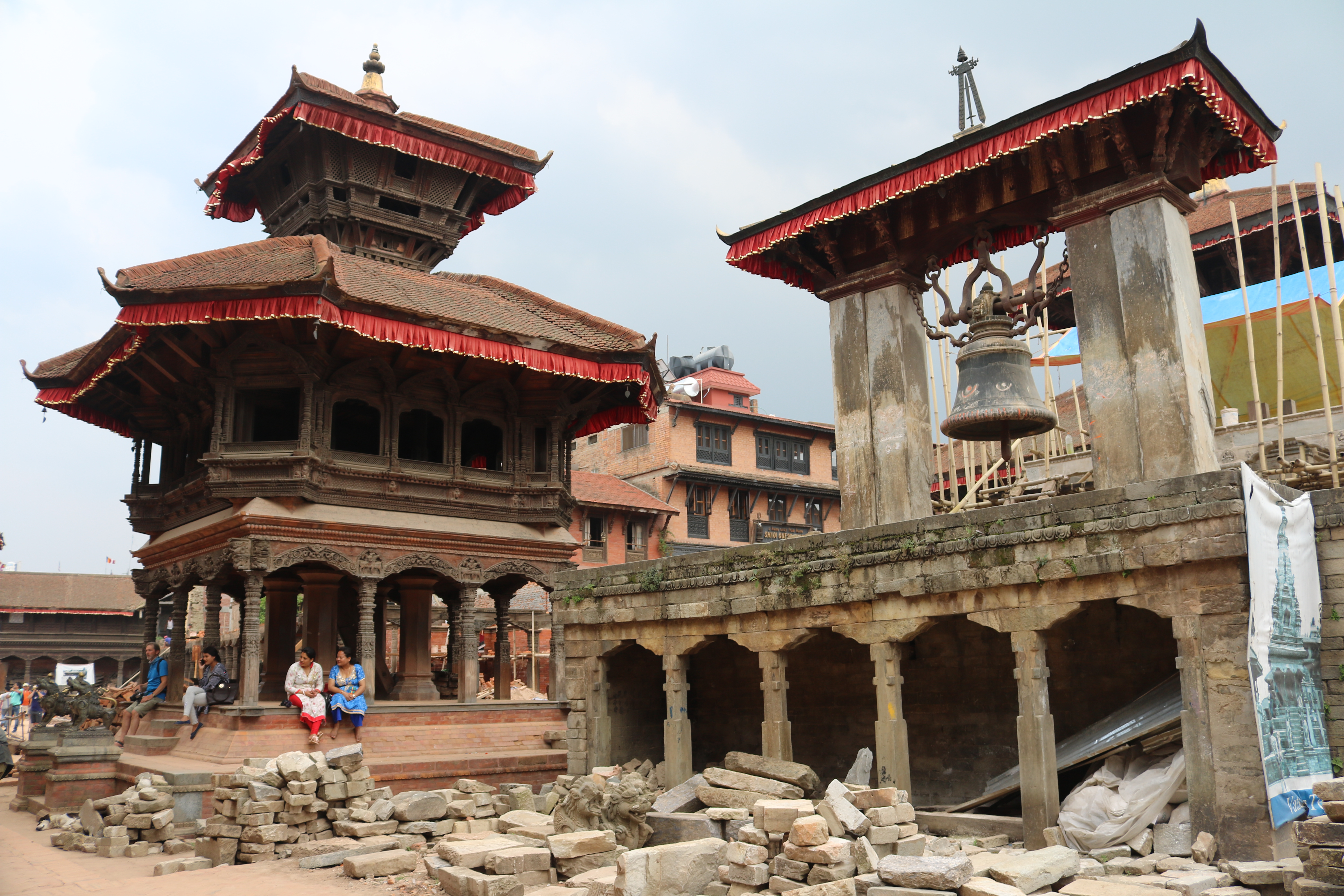 Earthquake damage in Bhaktapur